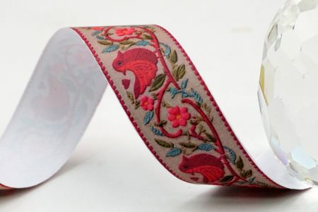 Flores Aves Veris Jacquard Ribbon_AI-KN